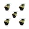 Service Caster 2 Inch Antique Brass Hooded Top Plate Ball Casters, 5PK SCC-TP01S20-POS-WA-5 - alternate 1